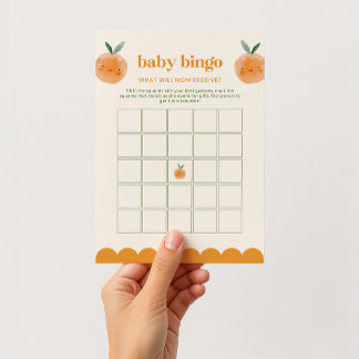 Tarjeta De Consejos Juego de Bingo Imprimible para Baby Shower Little 