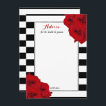Tarjeta De Consejos La moderna colección de Bodas de lujo Moda - Roses<br><div class="desc">Celebre con estilo con estas tarjetas de consejo de moda. El diseño, sencillo pero elegante, permite a los clientes escribir una nota de consejo para que puedan leer en los próximos años. La redacción es fácil de personalizar, por lo que estas tarjetas se pueden transformar rápidamente en tarjetas de consejo...</div>
