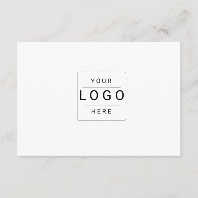 Tarjeta De Consejos Logotipo personalizado (Anverso)