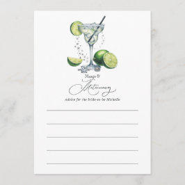 Tarjeta De Consejos Margs de moda y ducha marital de maternidad