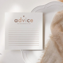 Tarjeta De Consejos Neutral de género moderno