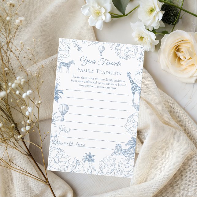 Tarjeta de Consejos para Bebé de Animales de Safar (Subido por el creador)