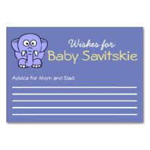 Tarjeta de consejos para bebés