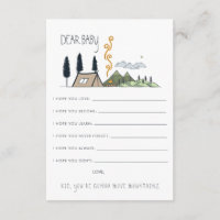 Tarjeta de consejos para bebés | Comienza la avent