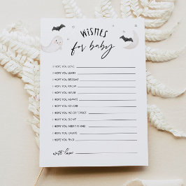 Tarjeta De Consejos Para Bebés De Los Deseos De Ha