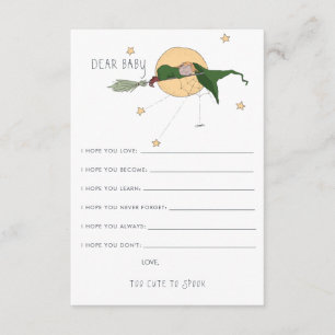 Tarjeta de consejos para bebés   Mala Bruja