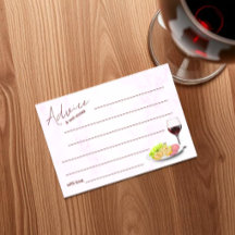 Tarjeta de consejos para brindis de desayuno nupci