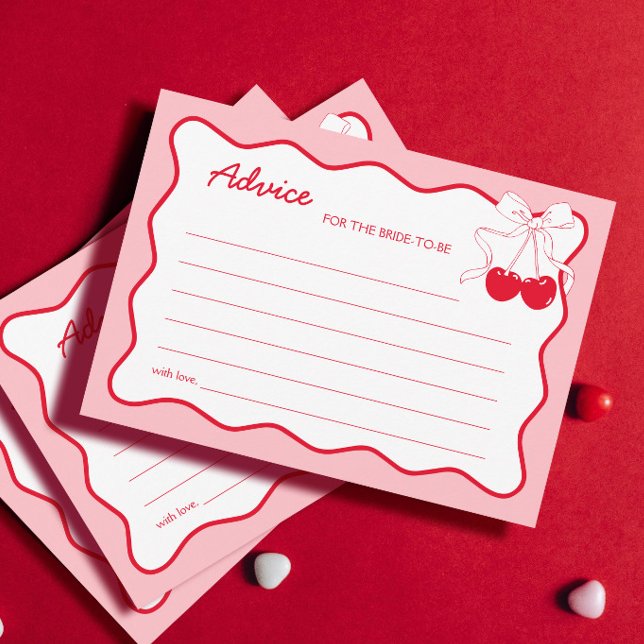 Tarjeta de Consejos para Despedida de Soltera Cere (Subido por el creador)