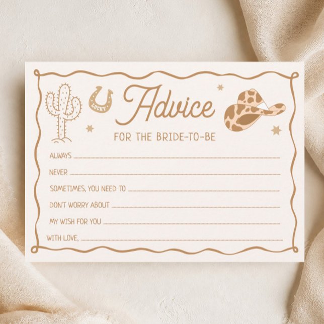 Tarjeta de Consejos para Despedida de Soltera con  (Subido por el creador)