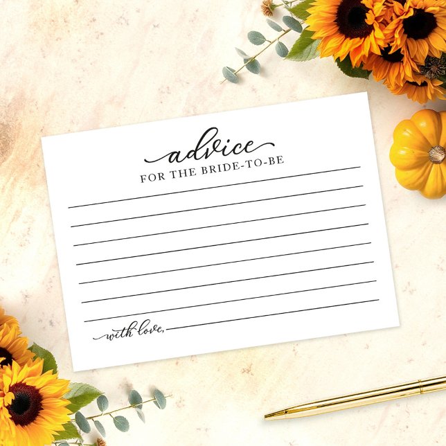 Tarjeta de Consejos para Despedida de Soltera de O (Subido por el creador)