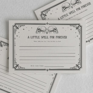 Tarjeta de Consejos para Despedida de Soltera Góti