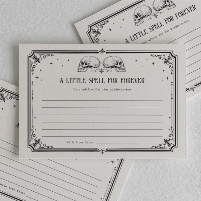 Tarjeta de Consejos para Despedida de Soltera Góti (Subido por el creador)