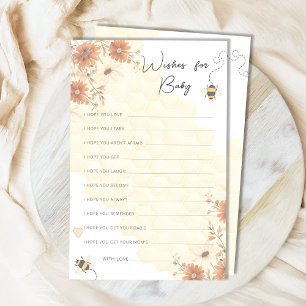 Tarjeta De Consejos Para El Bebé Cariño Boho Wildf