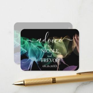 Tarjeta De Consejos Personaliza: Flores de Rayos X Bonitas Consejos de