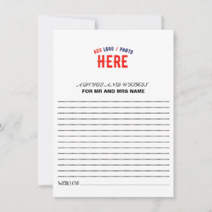 TARJETA DE CONSEJOS PERSONALIZABLE MODERNO ESTILO BLANCO VERIFICADO MA