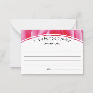 Tarjeta De Consejos Personalizado Comentario Comentarios Comentarios e