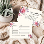 Tarjeta De Consejos Receta de solicitud de helado de novia para la nov<br><div class="desc">¡Celebremos a la futura novia con una dulce y deliciosa ducha de novia con tema de helados! Este tema divertido y refrescante es perfecto para una reunión de verano o para cualquier novia que ame todo lo que sea helado. El evento contará con una variedad de helados, toques y dulces,...</div>
