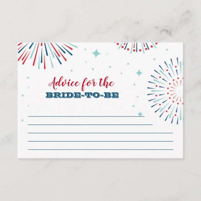 Tarjeta De Consejos Rojo, blanco y yo LO HAGO (Anverso)