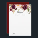 Tarjeta De Consejos Rústico Boda floral de boho colorido<br><div class="desc">Esta rústica tarjeta de consejo boda floral de color boho es perfecta para un boda moderno. El diseño se compone de peonías acuáticas rosas, violetas, rojas y borgoñosas agrupadas en elegantes ramos de follaje verde, inspirando la belleza natural. Estas tarjetas son perfectas para un boda, una ducha de novia, una...</div>