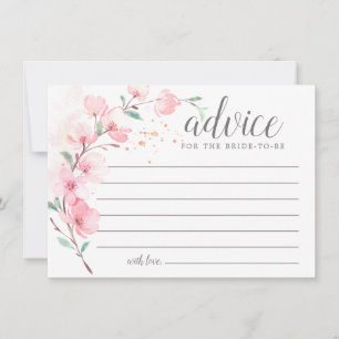 Tarjeta de consejos sobre palabras florales rosas