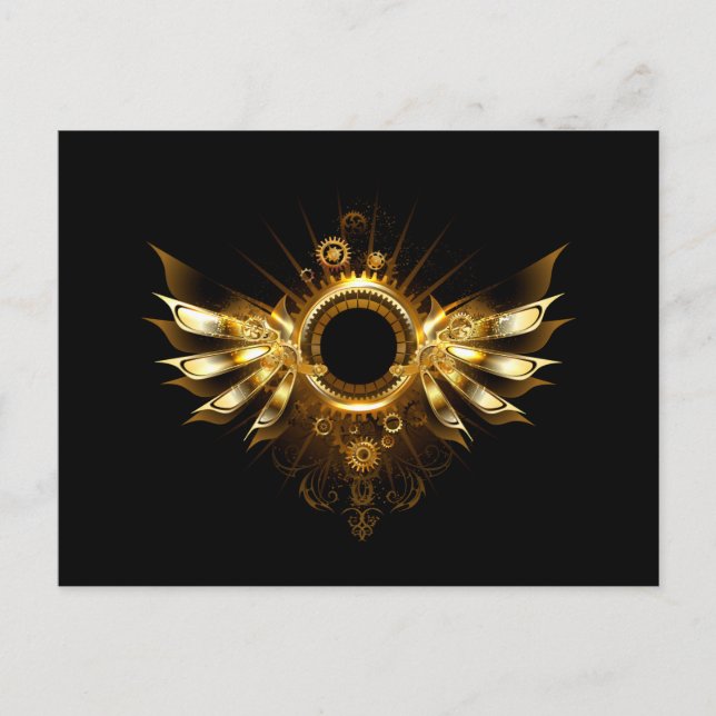Tarjeta De Consejos Steampunk wings (Anverso)