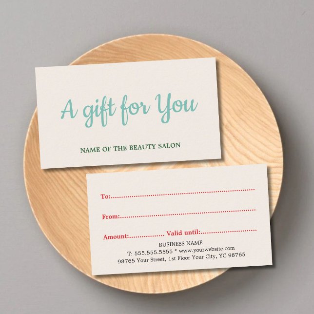 Tarjeta De Consejos Temporada elegante de vacaciones en el Pastel Limp (Subido por el creador)