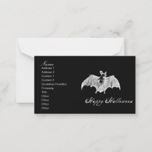 Tarjeta De Consejos Vampire Bat Wishes