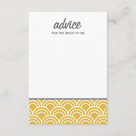 Tarjeta De Consejos Vieiras estratificadas