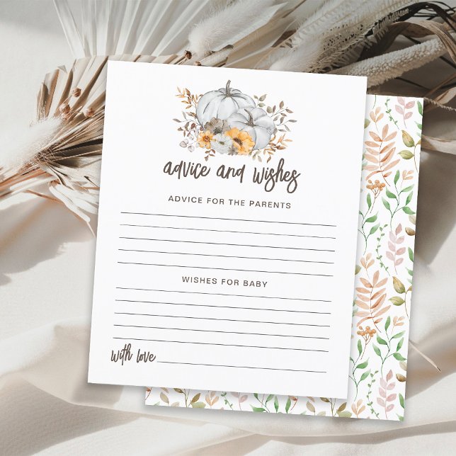 Tarjeta de consejos y deseos de las calabazas de o (Subido por el creador)