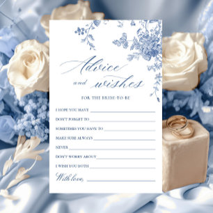Tarjeta de consejos y deseos del jardín francés az