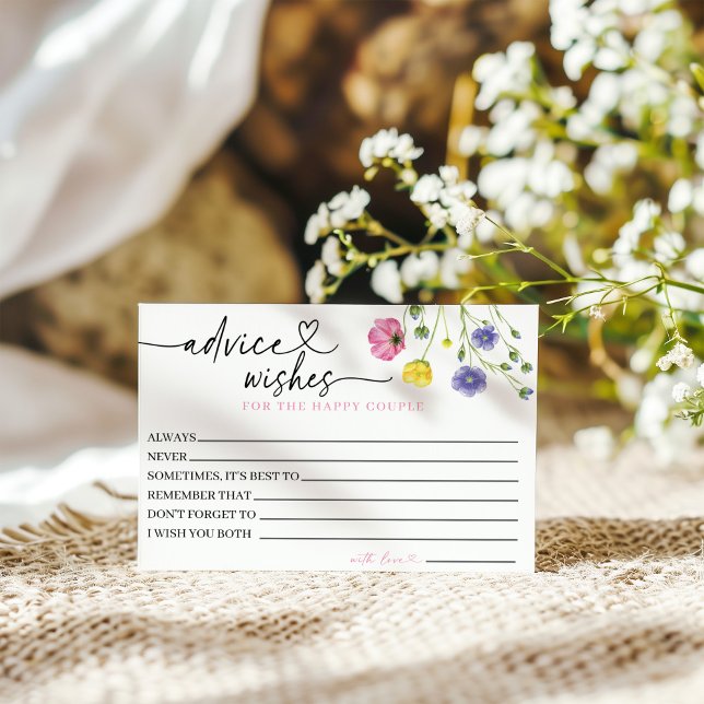 Tarjeta de consejos y deseos para la feliz pareja (Subido por el creador)