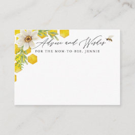 Tarjeta de consejos y deseos personalizados de mam