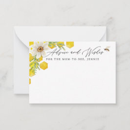 Tarjeta de consejos y deseos personalizados de mam