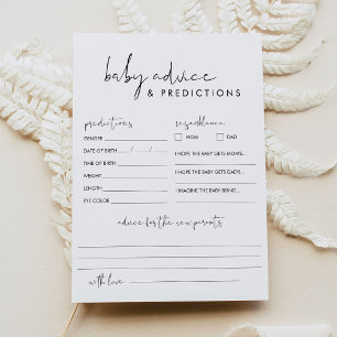 Tarjeta de consejos y predicciones de STELLA Baby 