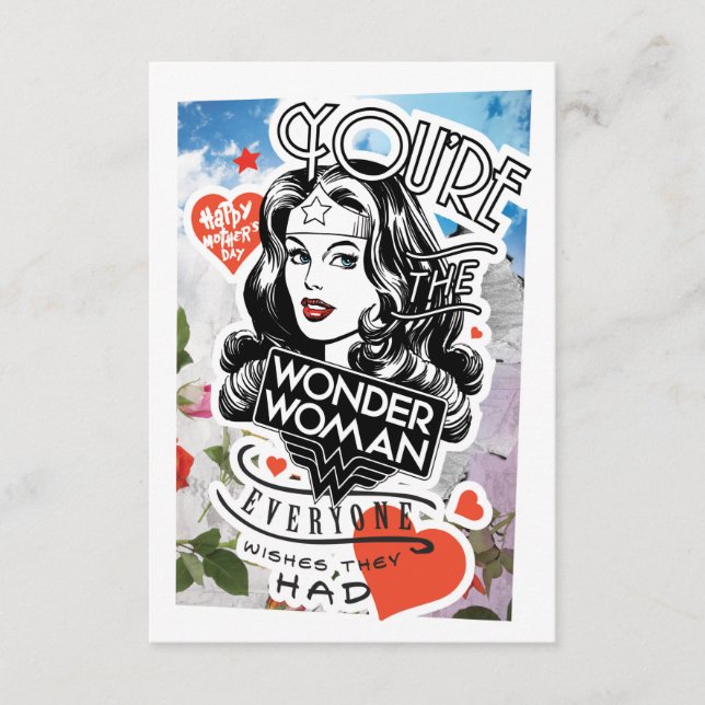 Tarjeta De Consejos You're The Wonder Woman Everyone Wishes They Had (Anverso)