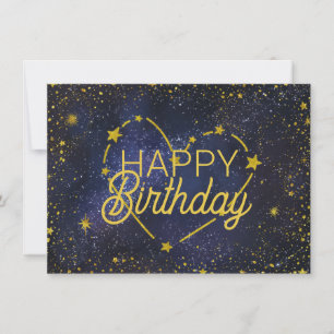Tarjeta de constelación y estrellas del corazón fe