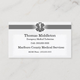 Tarjeta de contacto Gris EMS/EMT