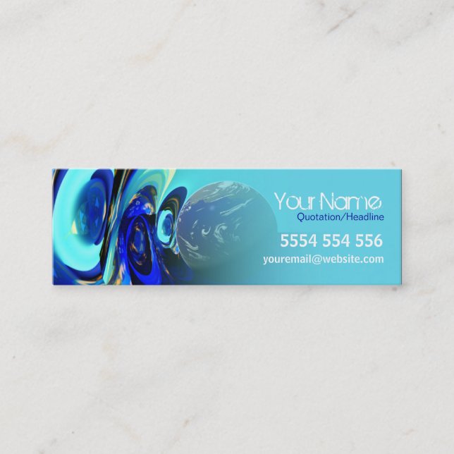 Tarjeta de contacto iEarth Mini Business (Anverso)