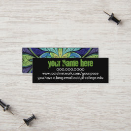 Tarjeta de contacto personal de La Chanteuse IV