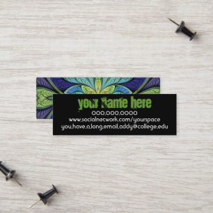 Tarjeta de contacto personal de La Chanteuse IV