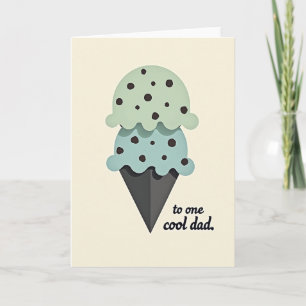 Tarjeta de Cool Dad Frozen Scoops