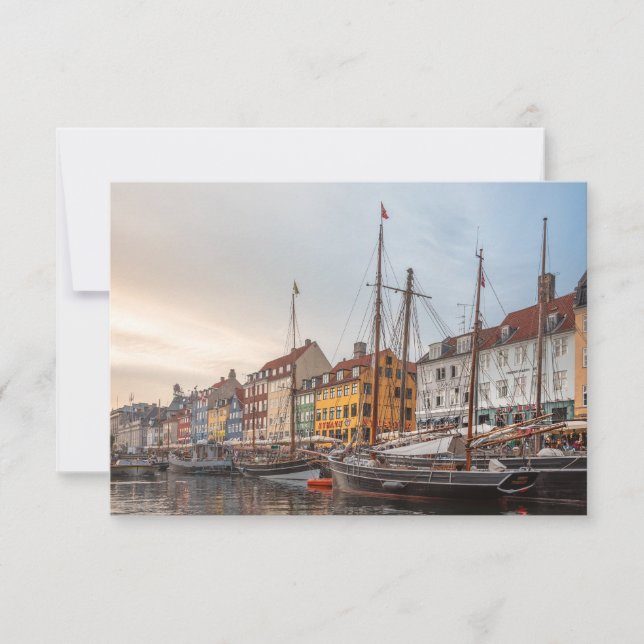 Tarjeta de Copenhague Dinamarca (Anverso)
