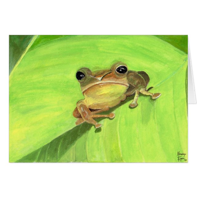 Tarjeta de Coquí (Anverso (Horizontal))