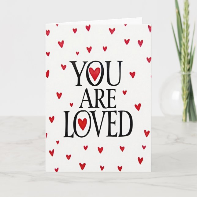 Tarjeta de Corazón Amado (Anverso)
