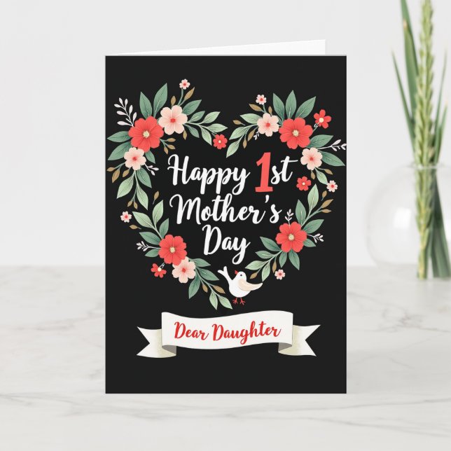 Tarjeta de Corazón Botánico (Anverso)