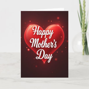 Tarjeta de Corazón Brillante
