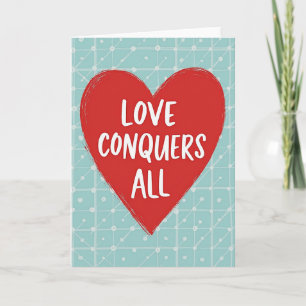 Tarjeta de Corazón Conquistador de Amor