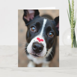 Tarjeta de Corazón de Amor de Cachorro