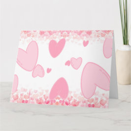 TARJETA DE CORAZÓN DE ROPA