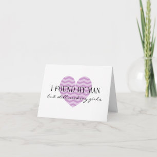 Tarjeta de corazón de zigzag morado ¿Quieres ser m